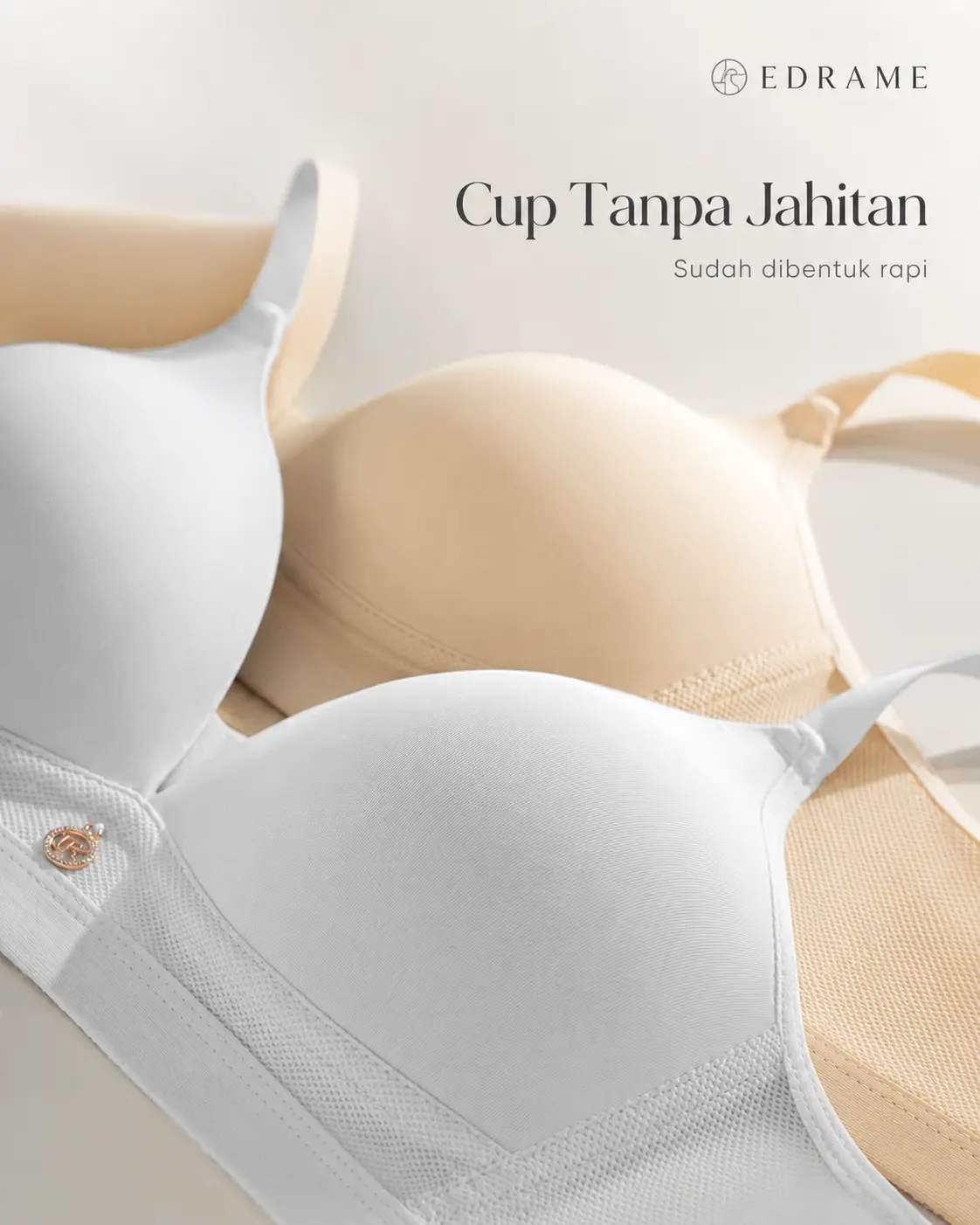 EDRAME bra push up seamless 659 dengan detail pendant — detail 8